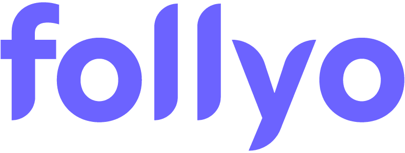Follyo company logo in purple with modern font design.